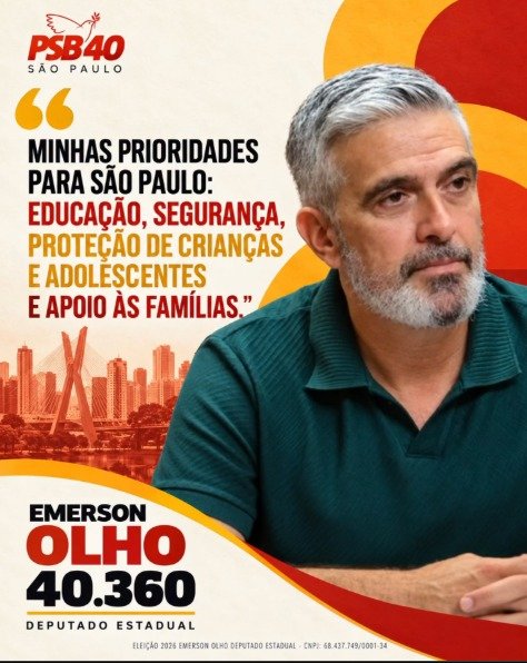 Emerson Olho — Minhas prioridades para São Paulo